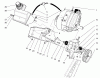 Toro 38431 (3000) - CCR 3000 Snowthrower, 1997 (7900001-7999999) Pièces détachées ENGINE & MAIN FRAME ASSEMBLY