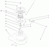 Toro 38436 (3000) - CCR 3000 Snowthrower, 1998 (8900001-8999999) Pièces détachées ENGINE ASSEBMLY (MODEL NO. 38430 & 38431) #1