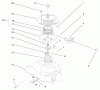 Toro 38430 (3000) - CCR 3000 Snowthrower, 1998 (8900001-8999999) Pièces détachées ENGINE ASSEMBLY (MODEL NO. 38435 & 38436) #3