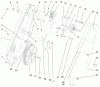 Toro 38436 (3000) - CCR 3000 Snowthrower, 1998 (8900001-8999999) Pièces détachées PULLEY & SIDE PLATE ASSEMBLY