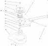 Toro 38430 (3000) - CCR 3000 Snowthrower, 1999 (9900001-9999999) Pièces détachées ENGINE ASSEMBLY (MODEL NO. 38430) #3