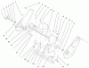 Toro 38433 (3000) - CCR 3000 Snowthrower, 1999 (9900001-9999999) Pièces détachées AUGER HOUSING ASSEMBLY