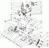 Toro 38513 (624) - 624 Power Shift Snowthrower, 1991 (SN 1000001-9999999) Pièces détachées TRACTION DRIVE ASSEMBLY