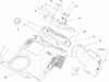 Toro 38515 (2450) - CCR 2450 GTS Snowthrower, 2005 (250000001-250999999) Pièces détachées UPPER SHROUD AND CONTROL PANEL ASSEMBLY