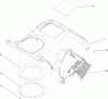 Toro 38515 (2450) - CCR 2450 GTS Snowthrower, 2005 (250000001-250999999) Pièces détachées UPPER SHROUD ASSEMBLY NO. 106-4731