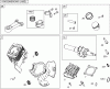 Toro 38516 (2450) - CCR 2450 GTS Snowthrower, 2007 (270010001-270999999) Pièces détachées CYLINDER, PISTON AND CONNECTING ROD ASSEMBLY BRIGGS AND STRATTON 084133-0196-E8