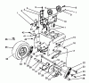Toro 38540 (824) - 824 Power Shift Snowthrower, 1988 (8000001-8999999) Pièces détachées TRACTION DRIVE ASSEMBLY