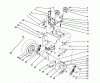 Toro 38540 (824) - 824 Power Shift Snowthrower, 1992 (2000001-2999999) Pièces détachées TRACTION DRIVE ASSEMBLY