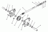 Toro 38545 (828) - 828 Power Shift Snowthrower, 1988 (8000001-8999999) Pièces détachées 28" AUGER GEARCASE ASSEMBLY NO. 62-0441