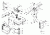 Toro 38545 (828) - 828 Power Shift Snowthrower, 1988 (8000001-8999999) Pièces détachées FUEL SYSTEM & MUFFLER ASSEMBLIES