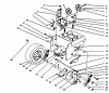 Toro 38555 (1028) - 1028 Power Shift Snowthrower, 1993 (3900001-3999999) Pièces détachées TRACTION DRIVE ASSEMBLY