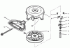 Toro 38556 (1028) - 1028 Power Shift Snowthrower, 1996 (6900001-6999999) Pièces détachées REWIND STARTER NO. 590672