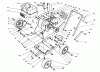 Toro 58432 - 2-Cycle Edger, 1988 (8000001-8999999) Listas de piezas de repuesto y dibujos FRAME ASSEMBLY