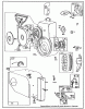 Toro 38570 (828) - 828 Power Shift Snowthrower, 1990 (0000001-0999999) Pièces détachées ENGINE BRIGGS & STRATTON MODEL 190406 TYPE 3104-01 #3
