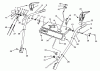 Toro 38573 (828) - 828 Power Shift Snowthrower, 1988 (8000001-8999999) Pièces détachées HANDLE ASSEMBLY