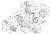 Toro 38573 (828) - 828 Power Shift Snowthrower, 1989 (9000001-9999999) Pièces détachées HOUSING & CHUTE ASSEMBLY