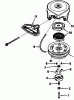 Toro 38573 (828) - 828 Power Shift Snowthrower, 1989 (9000001-9999999) Pièces détachées REWIND STARTER TECUMSEH NO. 590630