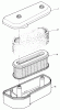 Spareparts AIR CLEANER ASSEMBLY (KAWASAKI MODEL FB460V TYPE DSO8)