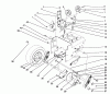 Toro 38574 (828) - 828 Power Shift Snowthrower, 1992 (2000001-2999999) Pièces détachées TRACTION DRIVE ASSEMBLY