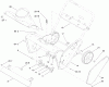 Toro 38578 - Power Clear Snowthrower, 2010 (310000001-310999999) Pièces détachées MAIN FRAME ASSEMBLY