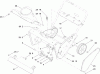 Toro 38581 - Power Clear Snowthrower, 2010 (310000001-310999999) Pièces détachées MAIN FRAME ASSEMBLY