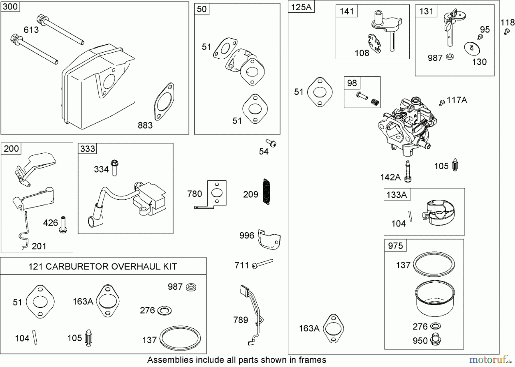  Toro Neu Snow Blowers/Snow Throwers Seite 1 38582 - Toro Power Clear Snowthrower, 2009 (290000001-290999999) MUFFLER, CARBURETOR AND INTAKE MANIFOLD ASSEMBLY BRIGGS AND STRATTON 084233-0199-E8