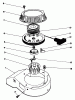 Toro 59260 - Replacement Engine, 2-Cycle, 1984 (400001-499999) Listas de piezas de repuesto y dibujos RECOIL STARTER ASSEMBLY