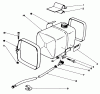 Toro 59260 - Replacement Engine, 2-Cycle, 1986 (6000001-6999999) Listas de piezas de repuesto y dibujos 5 QT. FUEL TANK ASSEMBLY NO. 52-3710 (OPTIONAL)