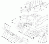 Toro 38590 (1232) - 1232 Power Shift Snowthrower, 1999 (9900001-9999999) Pièces détachées TRACTION DRIVE ASSEMBLY