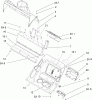 Toro 38602 - Snow Commander Snowthrower, 2005 (250000001-250999999) Pièces détachées LOWER HOUSING ASSEMBLY