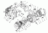 Toro 62005 (T500) - Generator, T500, 1985 (5000001-5999999) Pièces détachées STARTER-EXHAUST ASSEMBLY