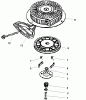 Toro 38632 (828 LE) - Power Max 828 LE Snowthrower, 2004 (240000001-240999999) Pièces détachées REWIND STARTER ASSEMBLY NO. 590733 (OPTIONAL) TECUMSEH HMSK-80 155672X