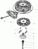 Toro 38635 (828 LE) - Power Max 828 LE Snowthrower, 2004 (240000001-240999999) Pièces détachées REWIND STARTER ASSEMBLY NO. 590733 (OPTIONAL) TECUMSEH HMSK-100 159495Y