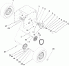 Toro 38652 (1128 OXE) - Power Max 1128 OXE Snowthrower, 2004 (240000001-240999999) Pièces détachées CHAIN DRIVE ASSEMBLY