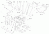 Toro 38810 (724 OE) - Power Max 724 OE Snowthrower, 2013 (SN 313000001-313999999) Pièces détachées FRAME, HOUSING AND BYPASS ASSEMBLY