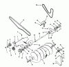 Toro 79360 - 42" Snowthrower, 300 Series Garden Tractors, 1993 (3900001-3999999) Pièces détachées AUGER ASSEMBLY