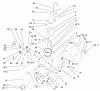 Toro 79366 - 44" Two-Stage Snowthrower, 5xi Garden Tractor, 2001 (210000001-210999999) Pièces détachées DISCHARGE CHUTE ASSEMBLY