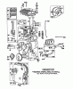 Toro 58226 - 26" Tiller, 1979 (9000001-9999999) Listas de piezas de repuesto y dibujos BRIGGS AND STRATTON ENGINE MODEL NO. 130292-0728-02