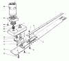 Toro 51730 - Hedge Trimmer, 1990 (0000001-0999999) Pièces détachées GEAR BOX AND BLADE ASSEMBLY