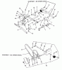 Toro 05-42MR03 - 42" Rear Discharge Mower, 300 and 400 Series, 1985 Listas de piezas de repuesto y dibujos REAR DISCHARGE MOWER-42 IN.(107 CM) (VEHICLE IDENTIFICATION NUMBER 05-42MR03) #2