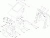 Compact Utility Loaders 22332 - Toro Dingo TX 425 Wide Track Compact Utility Loader (SN: 250000001 - 250999999) (2005) Pièces détachées HOOD ASSEMBLY