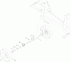Concrete & Masonry Equipment 68004 (CM-658H-S) - Toro Concrete Mixer (SN: 313000001 - 313999999) (2013) Pièces détachées AXLE ASSEMBLY