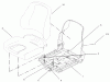 Rasenmäher Zubehör 105-1669 - Toro Suspension Seat Kit, 300 Series Z Master Pièces détachées SEAT ASSEMBLY