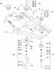 Rasenmäher Zubehör 105-6176 - Toro 62" Mower Service Kit, 200 Series Z Master (SN: 240000001 - 240999999) (2004) Pièces détachées DECK SPINDLE ASSEMBLY