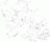 Rasenmäher Zubehör 121-4812 - Toro Deluxe Seat Kit, Z Master 2000 Series Riding Mower Pièces détachées SEAT ASSEMBLY NO. 116-3998