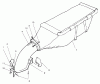 Rasenmäher Zubehör 30124 - Toro 32" Soft Bag 3 bu. for Floating Mid-Size Mowers (SN: 890001 - 899999) (1998) Pièces détachées CHUTE & BAG ASSEMBLY