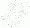 Vertikutierer / Belüfter 33515 - Toro 21" Walk-Behind Aerator (SN: 312000001 - 312999999) (2012) Pièces détachées HANDLE ASSEMBLY