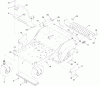 Vertikutierer / Belüfter 23518 - Toro 30" Stand-On Aerator (SN: 312000001 - 312999999) (2012) Pièces détachées MAIN FRAME ASSEMBLY