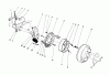 Rasenmäher Zubehör 30758 - Toro Brake Kit, Groundsmaster 117 (SN: 6000001 - 6999999) (1986) Pièces détachées WHEEL ASSEMBLY