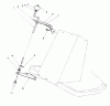 Rasenmäher Zubehör 30761 - Toro 44" Two Stage Snowthrower, ProLine 118 (SN: 390001 - 399999) (1993) Pièces détachées CHUTE CONTROL ASSEMBLY
